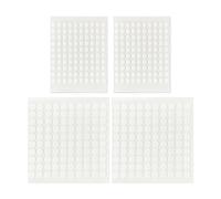 Nzexlyva 400 Pcs Double Sided Sticky Pads, Round Transparent Double Sided Tape Stickers, Wall Safe Tape Balloon Sticky Dots, Labels Dot Stickers Removable for Art Diy Festival Decoration Supply