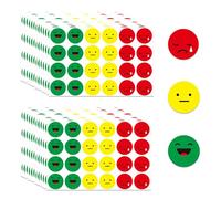 Nzexlyva 600 Pcs Emoji Stickers, Smiley Face Stickers, Emotions Resources for Children, Smiley Face Expressions Labels, Well Done Sticker for DIY Parents Teachers School Supplies Diary