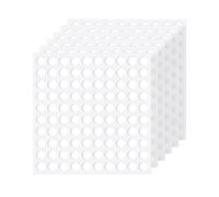 Nzexlyva 600Pcs Double Sided Adhesive Tape Stickers, Clear Round Putty Sticky Dots, Extra Strong Transparent Sticky Pads, Multipurpose Sticky Fixers Removable No Trace Stickers for Poster Wall