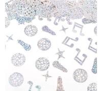 Nzexlyva Disco Ball Party Decorations Confetti, Glitter Confetti Set with Mini Disco Balls & Music Notes, Perfect for Hen Parties 70s/80s Hippie Birthdays and Music Party