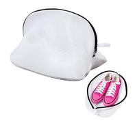 Nzexlyva Shoe Washing Machine Bag, Trainer Washing Machine Bag, Durable Shoe Bags for Travel, Premium Mesh Laundry Bags with Zips for Storage Travel Gym Shoes Sneakers Socks Clothing