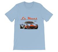 NZFBBJMGB 1968 GT40 Race Car T-Shirt Light Blue