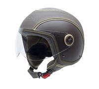 NZI Celebrities Motorcycle Helmet, Brown Matte, 55-56