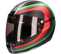 NZI STREET TRACK 3 DOUBLET integral helmet italiano matt black-green-red M