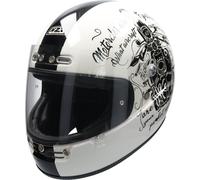 NZI STREET TRACK 4 TANK BONE glossy white L