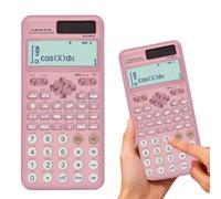 Nzkeuf FC-991ES PLUS 2nd Scientific Calculator with 10+2 Display, 417-Function Calculator for High-Precise Calculate/Exam, Ideal Tool for Student, Scientist, Engineer and Professionals (Pink)