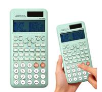 Nzkeuf FC-991ES PLUS 2nd Scientific Calculator with 10+2 Display, 417-Function Calculator for High-Precise Calculate/Exam, Ideal Tool for Student, Scientist, Engineer and Professionals (Green)