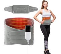 Nzkeuf Large Heating Pad with Pocket, Multi-Region Heating Pad with 10 Temperature Settings and 4 Timer Options, Electric Heating Pad with Hand Warmer for Back, Neck, Shoulders, Hips, Legs Pain Relief