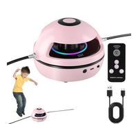 Nzkeuf Music Jump Rope Machine, Wireless Skipping Rope with 10 Speed Level, Bluetooth & Breathing Light, Smart RC Skipping Ropes Counter for Adults Kids, Home gym Equipment for Parties and Families