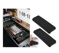 Nzkeuf Quick Key Mouse Mad Plus 2-Pack Desk Elbow Pad L-Shaped, Clear Printed Excel Cheat Sheet Desk Mat with Wrist Elbow Cushion Pads, Idea for Office, Studio and Home