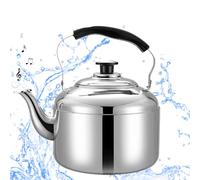 NZLTQO 2L/3L/4L/5L/6L/7L/8L/9L/10L Stove Top Tea Kettle with Infuser, Stainless Steel Teapot Whistling, Hot Tea Pot Suitable for All Hob/Stove Types (4L)
