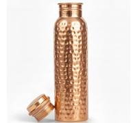 NZM 100% Copper Water Bottle for Drinking Water, 34 Oz, Leak-Proof Lid, BPA Free, Smooth Finish, Eco Friendly with Premium Quality for Sport & Travel, Stay Hydrated and Enjoy Ayurvedic Benefits