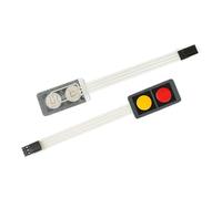 NZNGUSHA 1 2 3 4 Key Button Membrane Switch Matrix Array Keyboard Keypad Control Panel Pad DIY Kit 1Pcs (Color : 2 key)