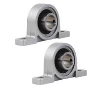 NZNSML 2 Pcs Pillow Block Bearing 8 mm Vertical Housings Zinc Alloy Mounted Flange Pillow Block KP08 Ball Bearings for 3D Printer Spoolers Axis Shaft