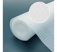 NZNSML Kitchen Drawer Liners 30 x 300 cm Shelf Non Slip Drawer Liners EVA Lining Paper Non Adhesive Waterproof Oil-Proof Washable for Kitchen Cupboards Cabinets Fridge Shelves Transparent Dots
