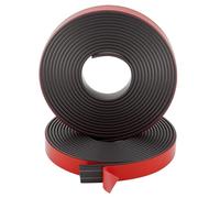 NZNSML Magnetic Tape A and B Self Adhesive 3+3 m Magnet Tape 12.7 mm Wide for Fly Screen Window Door Crafts DIY Projects Black for Household Office Camping