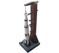 NZPOST 1:300 Scale USS Saturn V Rocket and Launch Pad DIY Handcraft Paper Model KIT (Unassembled Kit)