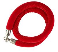 NZPOST Crowd Control Barriers Ropes,Queue Barrier Rope 2 Ft 3 4 6 8 9 10 Feet, Red Velvet Stanchion Rope/Entrance Crowd Control