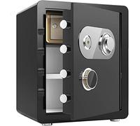 NZPOST Safe Strongbox Fireproof watertight Safe Household Anti-Theft Storage Box with Small Private Door is