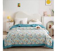 NZPOST Single Duvet Throw for Sofas Large King Size Bedding Quilt Blanket Cover Mother's (L 120X150cm(1.3kg))