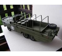 NZPOST US Army WW2 Duck DUKW Amphibious Truck 1:25 DIY Paper Model Kit(Unassembled Kit)
