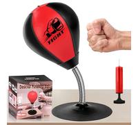 NZQXJXZ Desktop Punching Bag, Super Strong Suction Boxing Bag Speed Balls, Stress Buster with Suction Cup for Office Table and Counters, Fun Gift for Friends or Coworker