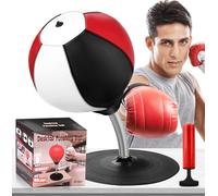 NZQXJXZ Desktop Punching Bag, Super Strong Suction Boxing Bag Speed Balls, Stress Buster with Suction Cup for Office Table and Counters, Fun Gift for Friends or Coworker