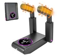 NZQXJXZ Electric Shoe Dryer, Boot Dryer, Glove Dryer & Boot Warmer with Intelligent Timer, Foldable & Retractable Design, Effectively Eliminates Odours, Automatic Power Off after 30/60/90/120 Minutes