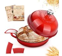 NZQXJXZ Enameled Cast Iron Dutch Oven, 5.7L Non-Stick Cast Iron Bread Pot
