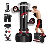 NZQXJXZ Upgraded Heavy Punching Bag for Adults, 70”Free Standing Boxing Bag