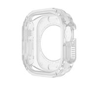 NZVCQVPU 2 in 1 Case for Series 8/7/SE/6/5/4 Ultra 41mm 45mm 40mm 44mm 49mm TPU PC Shockproof Protector Bumper for iwatch