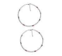 NZVCQVPU 2pcs White Beaded