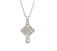NZVCQVPU 925 Sterling Silver Cross Necklace Cross Pendant Tiny Necklace Jewelry birthday gift