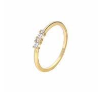 NZVCQVPU 9K/14K/18K Yellow Engagement Rings,Rectangle with Moissanite Anniversary Ring