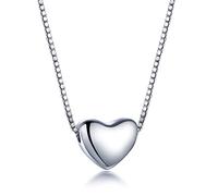 NZVCQVPU Best Friends Necklace, Pendant White Box Heart Design Engagement 400mm for Women