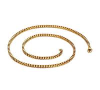 NZVCQVPU Box Chain Necklace for Women 18-28 inch, Mens Stainless Steel Necklace Chain 1.5-3mm Rock Chain Necklace