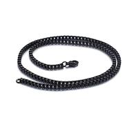 NZVCQVPU Box Chain Necklace for Women 18-30 inch, Stainless Steel Chain Necklaces 2.5-3mm Rock Chain Necklace