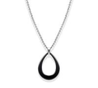 NZVCQVPU Ceramic Necklace for Women, His and Hers Necklaces for Couples Rolo Chain with Teardrop Pendant 16.5+2 inch Chain