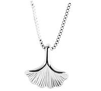 NZVCQVPU colgante de hoja de Ginkgo para mujeres Cadena de clavícula estética Charro de hojas de hojas Bodas y ropa diaria