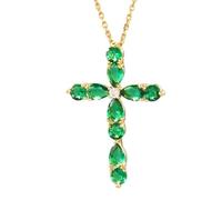 NZVCQVPU Crucifix For Women, Zircon Classic Geometric Choker, With Jesus