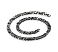 NZVCQVPU Cuban Link Chain Link Necklaces for Women 20 inch, Stainless Steel Necklace Chain for Women 7-9mm Punk Necklace Chain