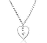 NZVCQVPU de para mujeres Sol en forma de corazón Circón moderno Minimalista de colgantes para mujeres SINPREÍDAS DELINTY COREANO