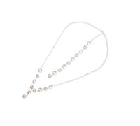 NZVCQVPU Elegante de perlas de perlas con cadena larga para mujeres para bodas y ocasiones especiales de moda