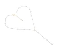 NZVCQVPU Elegante de perlas para femenino con cuello con estilo único liviano y amigable para la piel para ocasiones especiales como bodas y Navidad