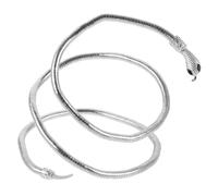 NZVCQVPU Elegante de serpiente flexible Cabecilla Joyería de cadena de cuello única para fiestas bodas y ropa diaria de cabello elegante para hombres y mujeres