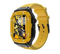 NZVCQVPU For Band 44mm 45mm 42mm Series 9 8 7 6 5 4 SE Upgrade Replace Silicone Strap Stainless Steel Watch Case Metal Frame Accessories DIY Set