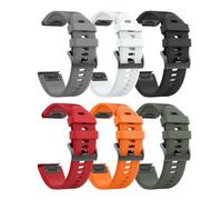 NZVCQVPU For Fenix 5 Band 22mm Width Soft Silicone Watch Strap For Fenix 5 Plus/Fenix 6/Fenix 6 Pro/Fenix 7/exip/Forerunner 935/945/Approach S60/Quatix 5 WatchBands