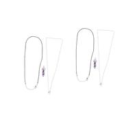 NZVCQVPU for Making Pendants Gemstone Crystals Charm Carnelian Metal Charms Purple