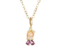 NZVCQVPU For Women, Tales Sweet Princess Elegant Sparkle Flower, Necklace, Fairy Tinkerbell Holiday