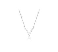 NZVCQVPU Jewelry/Necklaces S925 Freshwater Pearl Pendant Chain 3-4mm White Round V Shape Fashion All-match Jewelry Gift Women's Pendants